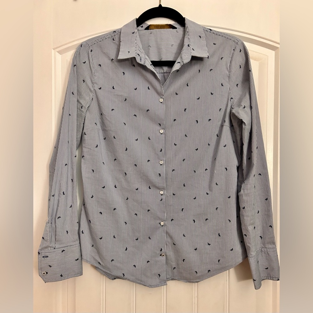Zara Patterned Button Down Shirt - image 3